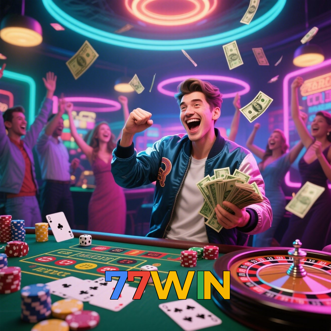 77WIN：Jogue blackjack, poker e aposte no futebol para vitórias épicas!